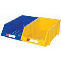 Bac empilable & &agrave; suspendre, 11-13/16" la, 7" h x 17-11/16" p, Jaune OSI Industrial Sales
