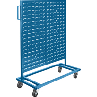 Mobile Bin Racks - Singled Sided, Single-sided, 36" W x 16" D x 46-1/2" H OSI Industrial Sales