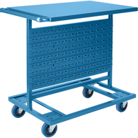 Bin Carts - Cart Only, Double-sided, 24" W x 38-1/2" D x 36-1/2" H OSI Industrial Sales