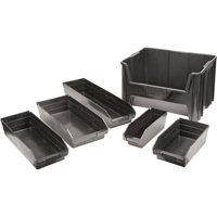 Recycled Shelf Bins, 4-1/8" W x 11-5/8" D x 4" H, 30 lbs. Capacity OSI Industrial Sales