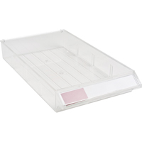 Tiroir de rechange pour armoires de pi&egrave;ces KPC-300, Plastique, 5-3/8" la x 9-13/16" p, 1-3/5" h, Transparent OSI Industrial Sales