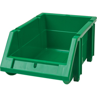 Bac empilable & &agrave; suspendre, 4-13/16" la, 3-3/16" h x 7-1/8" p, Vert OSI Industrial Sales