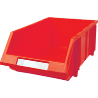 Bac empilable & &agrave; suspendre, 11-13/16" la, 7" h x 17-11/16" p, Rouge OSI Industrial Sales