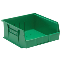 Ultra Stack & Hang Bin, 11" W x 5" H x 10-7/8" D, Green OSI Industrial Sales