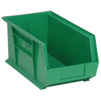 Ultra Stack & Hang Bin, 8-1/4" W x 7" H x 14-3/4" D, Green OSI Industrial Sales
