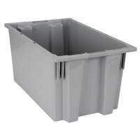Contenants Stack & Nest, 9" x 18" x 11", Gris OSI Industrial Sales