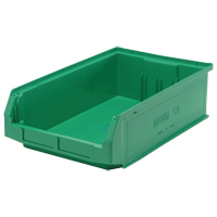 Contenants g&eacute;ants empilables, 12,375" la x 19,75" p x 5,875" h, Vert OSI Industrial Sales
