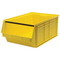 Contenants g&eacute;ants empilables, 18,375" la x 29" p x 11,875" h, Jaune OSI Industrial Sales