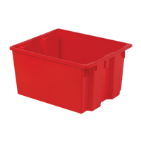 Contenants Stack-N-Nest Polylewton, 13" x 24" x 20", Rouge OSI Industrial Sales