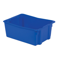 Contenants Stack-N-Nest Polylewton, 10,5" x 26,1" x 18,7", Bleu OSI Industrial Sales