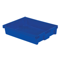 Contenants Stack-N-Nest Polylewton, 6,1" x 29,6" x 22,4", Bleu OSI Industrial Sales