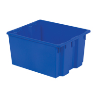 Contenants Stack-N-Nest Polylewton, 13" x 24" x 20", Bleu OSI Industrial Sales