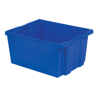 Contenants Stack-N-Nest Polylewton, 15,1" x 30,1" x 24", Bleu OSI Industrial Sales
