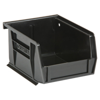 Ultra Stack & Hang Bin, 4-1/8" W x 3" H x 5-3/8" D, Black OSI Industrial Sales