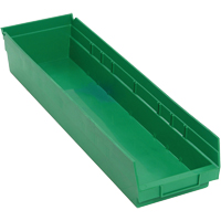 Bacs pour tablette, 6-5/8" la x 4" H x 23-5/8" p, Vert, Capacit&eacute; 50 lb OSI Industrial Sales