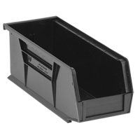 Environmentally Friendly Recycled Bin, 4.125"/3-3/16" W x 3-3/4" H x 10-7/8"/10.875" D, Black OSI Industrial Sales
