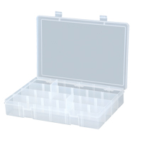 Compact Compartment Cases, 13.125" W x 2.3125" D x 9" H, 24 Compartments OSI Industrial Sales