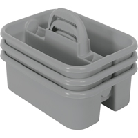 BOITE RANGEMENT,OUTILS,18 1/4X13 3/4X8 3/4,GRIS, 8-3/4" x 13-3/8" x 13-3/8", Gris OSI Industrial Sales