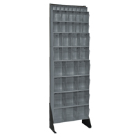 Tip-Out Bins Stand, 23-5/8" W x 8" D x 75" H, 36 Drawers OSI Industrial Sales