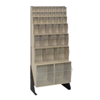 Tip-Out Bins Stand, 23-5/8" W x 8" D x 52" H, 38 Drawers OSI Industrial Sales