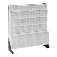 Tip-Out Bins Stand, 23-5/8" W x 8" D x 28" H, 31 Drawers OSI Industrial Sales