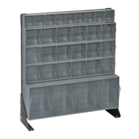 Tip-Out Bins Stand, 23-5/8" W x 8" D x 28" H, 31 Drawers OSI Industrial Sales