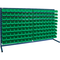 Rayonnage &agrave; persienne avec bacs, 144 bacs, 72" la x 15" p x 40" h OSI Industrial Sales