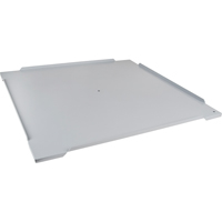 Carrousel de casiers &agrave; tiroirs industriels & robustes, Acier, 27-1/2" la x 27-1/2" p x 1" h, Gris OSI Industrial Sales