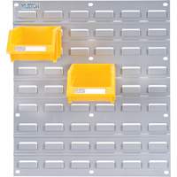 Panneau perfor&eacute; en m&eacute;tal pour bacs, 16 bacs, 18" la x 1/8" p x 19" h OSI Industrial Sales