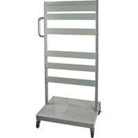 Servante mobile de bacs &agrave; plateaux inclinables - chariot seulement, &agrave; deux c&ocirc;t&eacute;s, 26-1/4" la x 22" p x 57-1/2" h OSI Industrial Sales