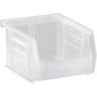 Clear-View Ultra Stack & Hang Bin, 4-1/8" W x 3" H x 5-3/8" D, Clear OSI Industrial Sales