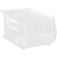 Clear-View Ultra Stack & Hang Bin, 8-1/4" W x 7" H x 14-3/4" D, Clear OSI Industrial Sales