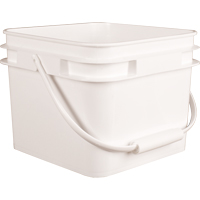 Square Pail, Plastic, 2.1 gal. OSI Industrial Sales