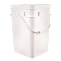 Square Pail, Plastic, 4.25 gal. OSI Industrial Sales