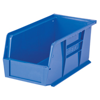Stack & Hang Bin, 5-1/2" W x 5" H x 10-7/8" D, Blue OSI Industrial Sales