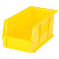 Stack & Hang Bin, 5-1/2" W x 5" H x 10-7/8" D, Yellow OSI Industrial Sales