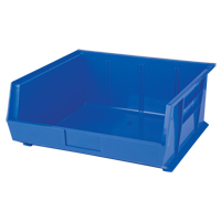 Stack & Hang Bin, 16-1/2" W x 7" H x 14-3/4" D, Blue OSI Industrial Sales