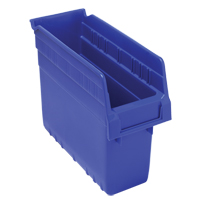 Bacs pour &eacute;tag&egrave;re Store-Max, 4-3/8" la x 8" H x 11-5/8" p, Bleu, Capacit&eacute; 44 lb OSI Industrial Sales