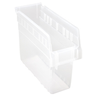 Bacs pour &eacute;tag&egrave;re Store-Max, 4-3/8" la x 8" H x 11-5/8" p, Transparent, Capacit&eacute; 44 lb OSI Industrial Sales