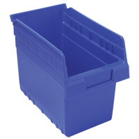 Bacs pour &eacute;tag&egrave;re Store-Max, 6-5/8" la x 8" H x 11-5/8" p, Bleu, Capacit&eacute; 44 lb OSI Industrial Sales