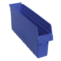 Bacs pour &eacute;tag&egrave;re Store-Max, 4-3/8" la x 8" H x 17-7/8" p, Bleu, Capacit&eacute; 56 lb OSI Industrial Sales