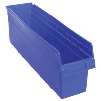 Bacs pour &eacute;tag&egrave;re Store-Max, 6-5/8" la x 8" H x 23-5/8" p, Bleu, Capacit&eacute; 68 lb OSI Industrial Sales