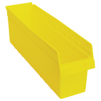 Bacs pour &eacute;tag&egrave;re Store-Max, 6-5/8" la x 8" H x 23-5/8" p, Jaune, Capacit&eacute; 68 lb OSI Industrial Sales
