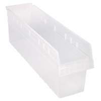 Bacs pour &eacute;tag&egrave;re Store-Max, 6-5/8" la x 8" H x 23-5/8" p, Transparent, Capacit&eacute; 68 lb OSI Industrial Sales