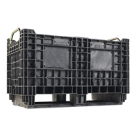 Heavy-Duty BulkTote&reg; Container, 30" L x 16" W x 19.2" H, Black OSI Industrial Sales