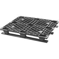 Stackable Plastic Pallet, 4-Way Entry, 48" L x 40" W x 5-3/5" H OSI Industrial Sales
