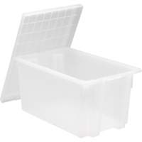 Contenant robuste Stack & Nest, 15" x 19,5" x 29,5", Transparent OSI Industrial Sales