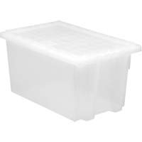 Contenant robuste Stack & Nest, 15" x 19,5" x 29,5", Transparent OSI Industrial Sales