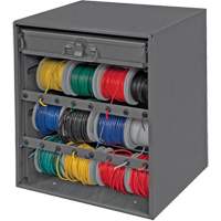 Wire and Terminal Storage Cabinet, Steel, 1 Drawers, 15-9/16" x 11-7/8" x 16-3/8", Grey OSI Industrial Sales