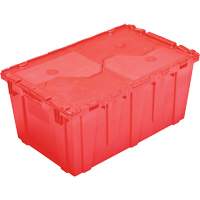 FP243C FliPak Nestable Tote, 26.9" x 16.9" x 12.1", Red OSI Industrial Sales